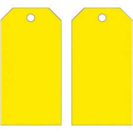 Brady® 5 3/4" X 3" Yellow Rigid Polyester Tag (25 Per Pack)