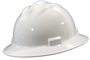 Bullard® White HDPE Full Brim Hard Hat With 4 Point Pinlock Suspension