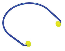 3M™ E-A-R Caps™ Blue And Yellow Under Chin Banded Earplugs