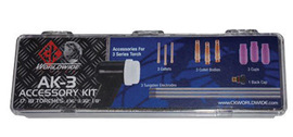 C K Worldwide 3 Series Accessory Kit For CK-18, CK-26, CK-210, CK-300, TL210, TL300, TL18, TL26 And FL250 Torch Includes Collets, Collet Bodies, Alumina Cup, Tungsten Electrode And Short Back Cap