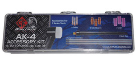 C K Worldwide Accessory Kit For CK-20, CK-200, CK-230 And FL230 Torch Includes Collets, Collet Bodies, Alumina Cup, Tungsten Electrode And Long Back Cap