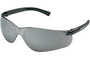 Crews BearKat® Black Safety Glasses With Gray Mirror/Anti-Scratch Lens