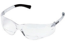Crews BearKat® Magnifier 1 Diopter Clear Safety Glasses With Clear Anti-Scratch Lens