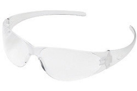 Crews Checkmate® Clear Safety Glasses With Clear Anti-Scratch Lens