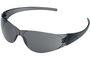 Crews Checkmate® Gray Safety Glasses With Gray Anti-Scratch Lens
