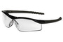 Crews Dallas™ Black Safety Glasses With Clear Anti-Fog Lens