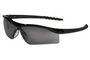 Crews Dallas™ Black Safety Glasses With Gray Anti-Scratch Lens