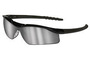 Crews Dallas™ Black Safety Glasses With Gray Anti-Scratch Lens