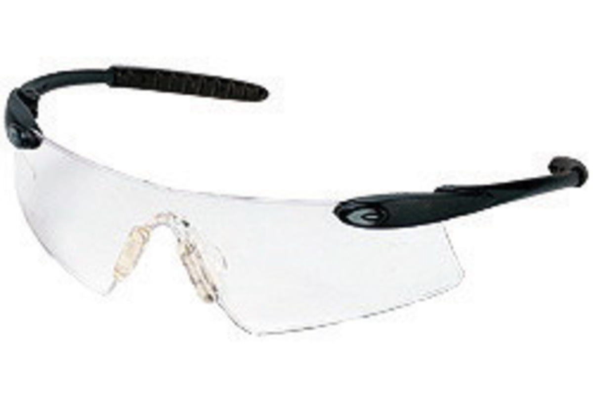 Crews Triwear Nylon Safety Glasses with Steel Fram 