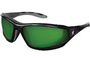 Crews Reaper™ Black Safety Glasses With Shade 3 Anti-Scratch Lens