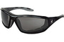 Crews Reaper™ Black Safety Glasses With Gray Anti-Fog/Anti-Scratch Lens
