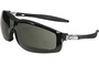 Crews Rattler™ Black Safety Glasses With Gray Anti-Fog/Anti-Scratch Lens