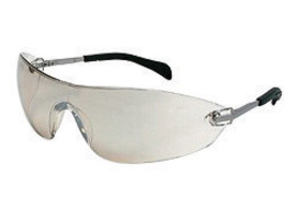 Crews Blackjack® Elite Clear Safety Glasses With Clear Mirror/Anti-Scratch/Indoor/Outdoor Lens