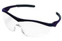 Crews Storm® Blue Safety Glasses With Clear Anti-Scratch Lens