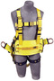 3M™ DBI-SALA® Large Delta™ II Derrick Style Harness With Back D-Ring With 18" Extension, Tongue Buckle Legs, Belt With Pad, Seat Sling With Positioning D-Rings And Pass-Thru Connection For 1000570 Derrick Belt
