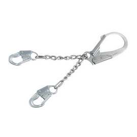 3M™ Protecta® 22' Steel Chain Positioning Lanyard With Snap Hook Harness Connector