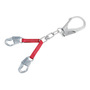 3M™ Protecta® 2' Polyester/Steel Web Positioning Lanyard With Snap Hook Harness Connector