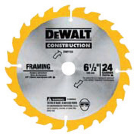 DEWALT® 6 1/2" 24 Teeth Series 20™ Tungsten Carbide Tipped Circular Saw Blade