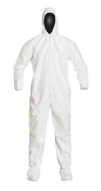 DuPont™ 2X White Tyvek® IsoClean® Disposable Coveralls With Hood