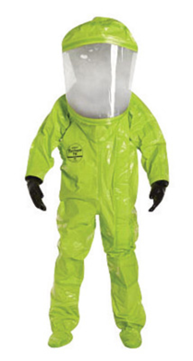 DUPONT TYCHEM TYVEK QC127S YELLOW COVERALL CHEMICAL HAZMAT SUIT CASE OF 12