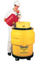 Eagle 31" X 33" Yellow HDPE Spill Control Containment Unit