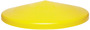 Eagle 18 1/2" X 5" Yellow HDPE Drum Funnel Cover