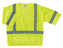 Ergodyne 2X/3X Green GloWear® 8310HL Polyester Mesh Vest