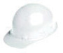 Honeywell White Fibre Metal® P2 Roughneck Fiberglass Cap Style Hard Hat With Ratchet/8 Point Ratchet Suspension