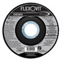 Flexovit® 4 1/2" X 1/4" X 7/8" SPECIALIST® ALUMINUM 24 Grit Aluminum Oxide Grain Reinforced Type 27 Depressed Center Grinding Wheel
