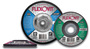 FlexOVit® 4 1/2" X 1/4" X 5/8" - 11 ET® Ergonomic Technology 30 Grit Aluminum Oxide Grain Type 27 Spin-On Depressed Center Grinding Wheel
