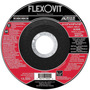 Flexovit® 6" X 1/8" X 5/8" - 11 HIGH PERFORMANCE™ 30 Grit Aluminum Oxide Grain Reinforced Type 27 Spin-On Depressed Center Combination Wheel