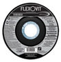 Flexovit® 7" X 1/4" X 5/8" - 11 SPECIALIST® ALUMINUM 24 Grit Aluminum Oxide Grain Reinforced Type 27 Spin-On Depressed Center Grinding Wheel
