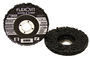 FlexOVit® 4 1/2" X 7/8" Extra Coarse Grade Silicon Carbide HIGH PERFORMANCE™ Black Disc