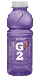 Gatorade® G2™ 20 Ounce Grape Flavor Low Calorie Electrolyte Drink In Ready To Drink Bottle