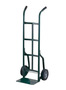 Harper™ Series 20T 800 lb Steel Industrial Hand Truck With 8" X 2 1/4" Solid Rubber Wheels, Dual Handle And 8" X 14" Base Plate