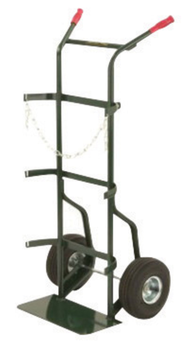 Harper Trucks 106-71 40-Inch High by 19-Inch Wide Welding Cylinder Hand Truck with 6-Inch Solid Rubber Wheels 