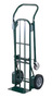 Harper™ Series DTT Multi-Purpose Platform Hand Truck With 10" X 2 1/2" Offset Poly Hub Solid Rubber Wheels, 5" X 1 1/4" Polyurethane Swivel Caster And 7" X 14" Base Plate