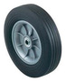 Harper™ 10" X 2 1/2" 400 lb Solid Rubber Wheel With 2 1/4" Offset Poly Hub And 5/8" Ball Bearing