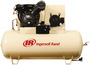 Ingersoll Rand Model 2545 10 hp 35 CFM 460 V 3 PH 60 Hz 175 PSIG Type 30 Stationary Two-Stage Reciprocating Air Compressor With 120 Gallon Horizontal Tank, 3/4