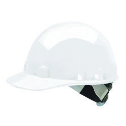 Gray Honeywell Safety Products USA E2RW09A000 Fibre-Metal by Honeywell SuperEight Thermoplastic Cap-Style Hard Hat with 8-Point Ratchet Suspension 