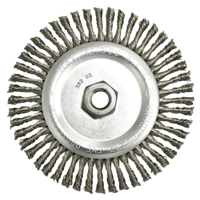 15.34 fl 1 x 1 x 1 Plastic oz English Radnor RAD64000414 1 x 1/4 Stainless Steel Crimped Wire Mounted End Brush for Use On Die Grinders/Drills 