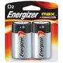 Energizer® Max® 1.5 Volt/D Battery (2 Per Package)