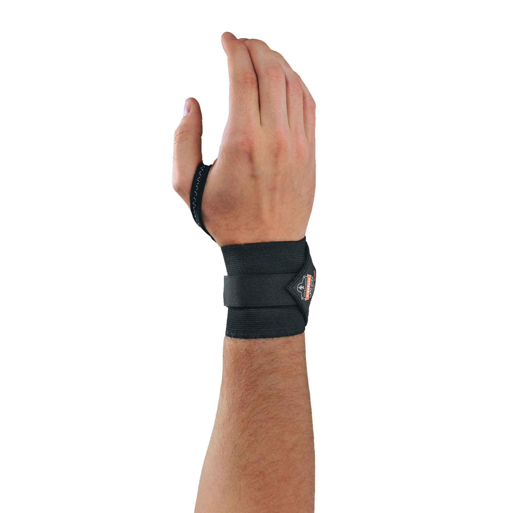Ergodyne 420 ProFlex Wrist Wrap w/ Thumb Loop-Black - S/M