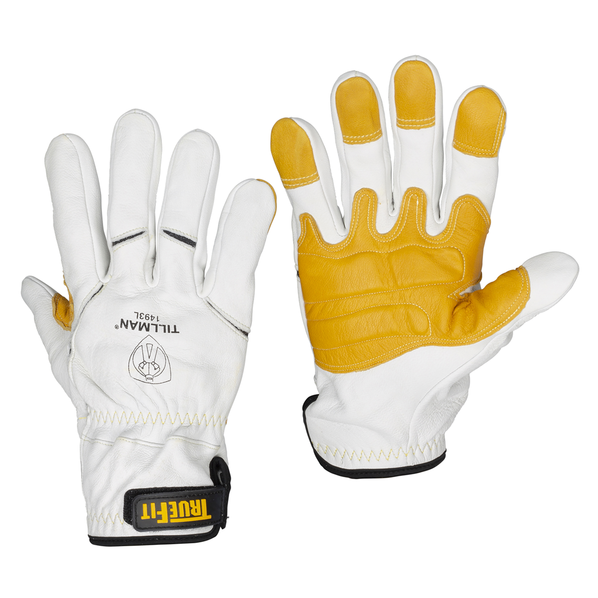 Tillman 990 14 inch Flextra Acrylic Fiberglass High Heat Glove, Left Hand Only, X-Large, Men's, Beige
