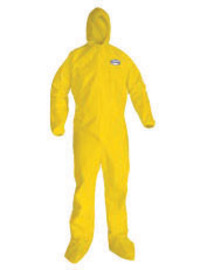 Kimberly-Clark Professional™ 3X Yellow KleenGuard™ A70 1.5 mil Polypropylene/Polyethylene Coveralls