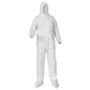 Kimberly-Clark Professional* Medium White KleenGuard™ A35 Microporous Film Laminate Disposable Liquid And Particle Bib Overalls/Coveralls