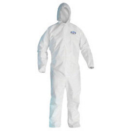 Kimberly-Clark Professional™ X-Large White KleenGuard™ A45 Film Laminate Disposable Bib Overalls/Coveralls