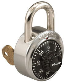 Master Lock® Silver Stainless Steel Anti-Shim Technology Combination Padlock With 9/32" X 13/16" X 3/4" Shackle