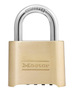 Master Lock® Brass Resettable Set-Your-Own Combination Padlock With 5/16" X 1" X 1" Shackle