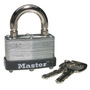 Master Lock® Silver 1 3/4" X 15/16" Steel Padlock (Keyed Alike)